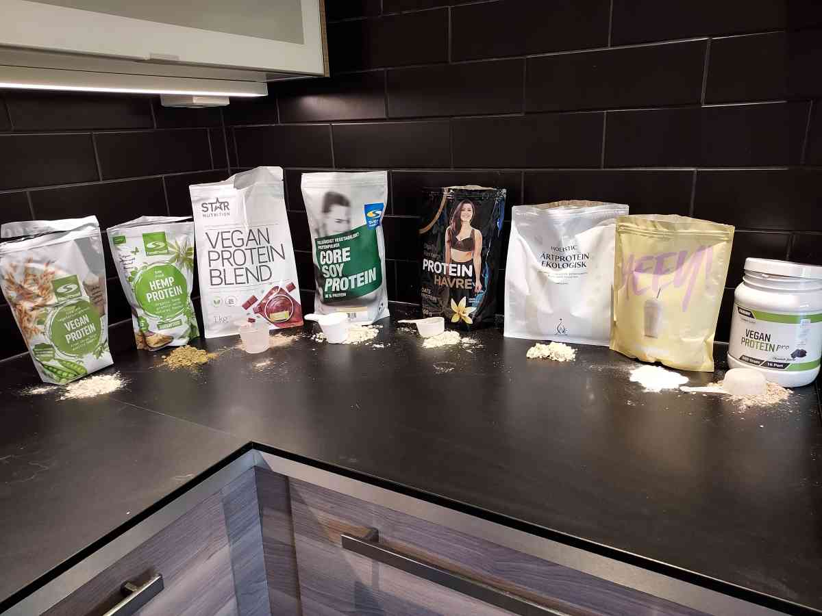 Veganskt proteinpulver bäst i test