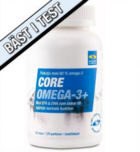 Core Omega-3 + Bäst i test