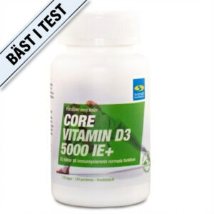 Core Vitamin D3 5000 IE+ bäst i test