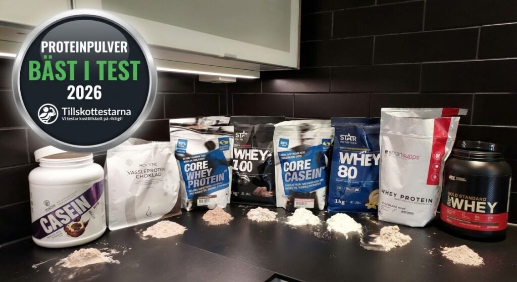 Proteinpulver bäst i test