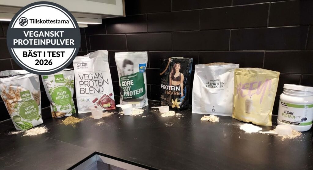 veganskt proteinpulver bäst i test