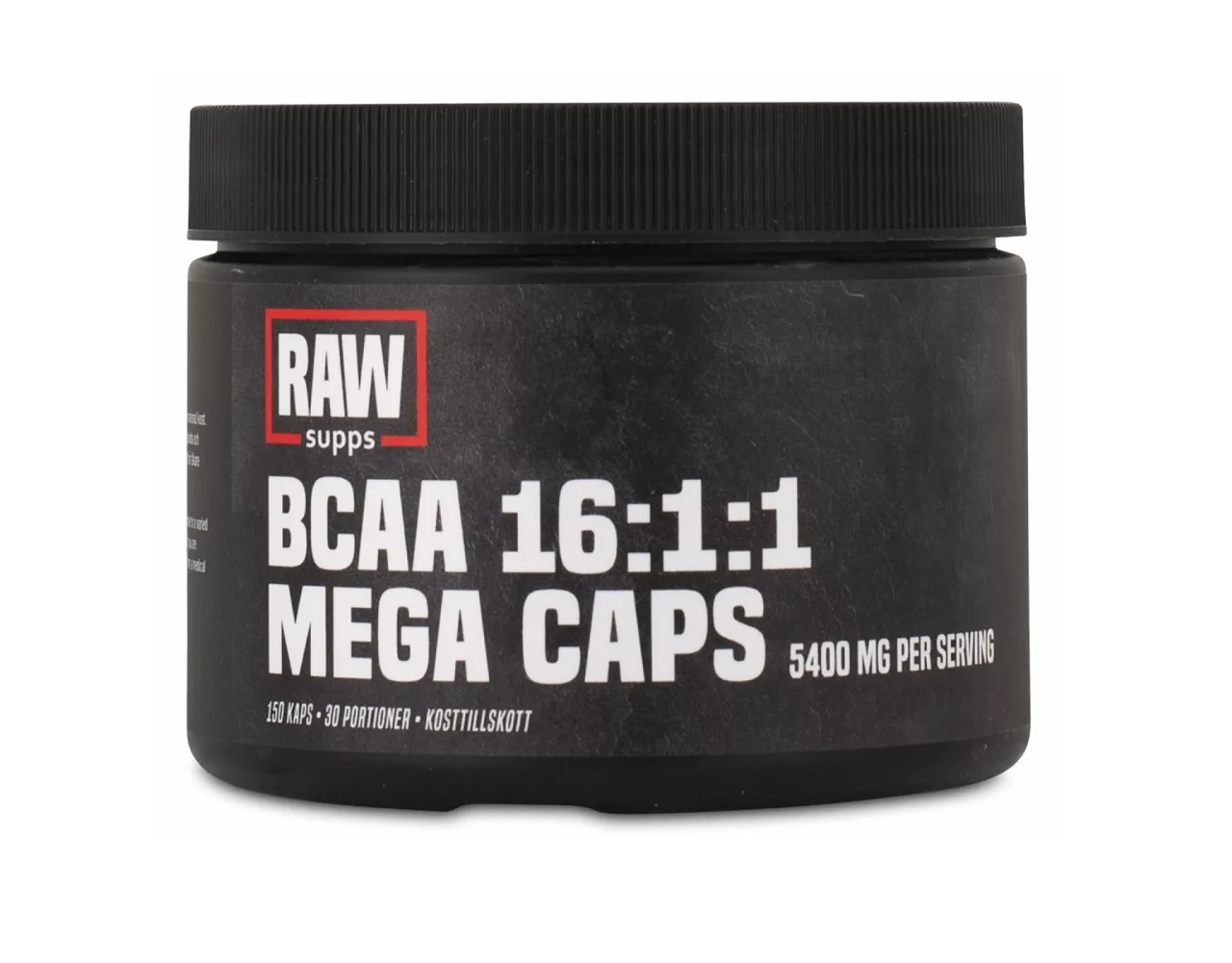 RAW BCAA 1611 Mega Caps