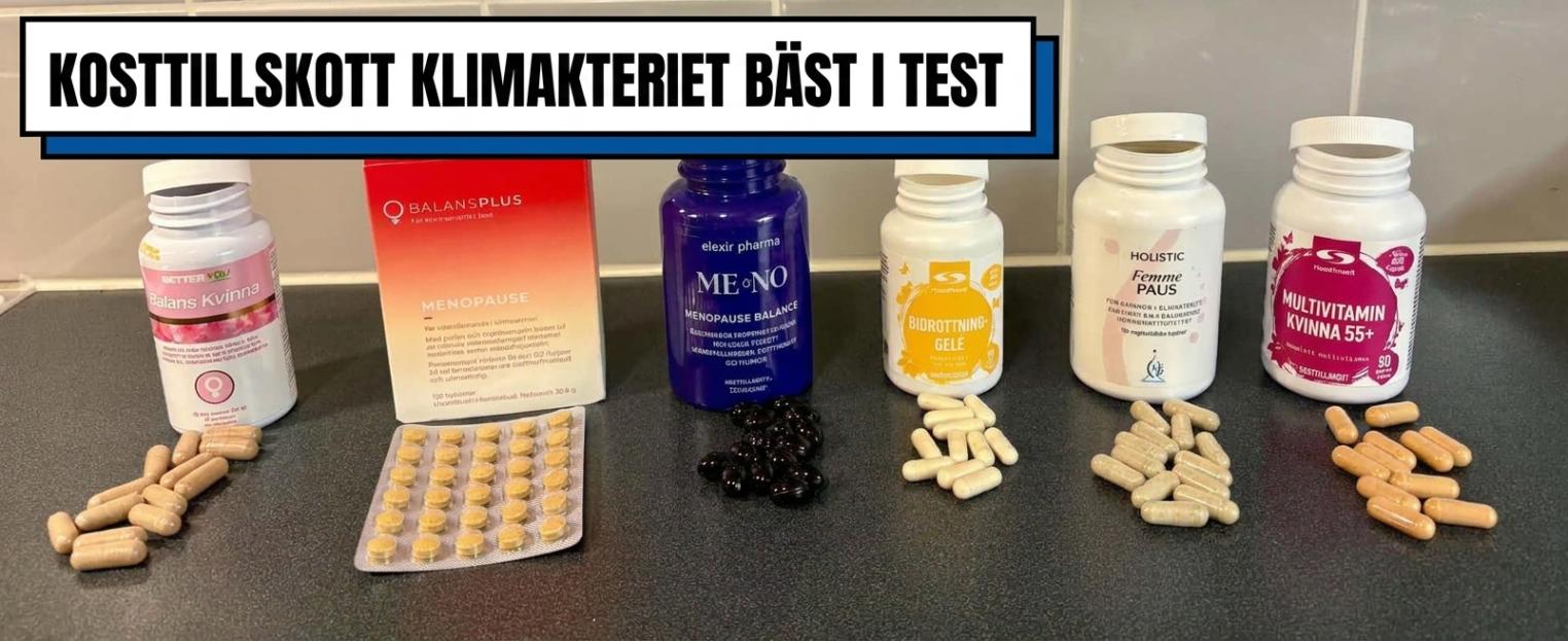 Vilket kosttillskott klimakteriet är bäst